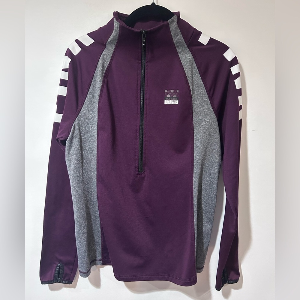 Victoria's Secret Pink Purple and Gray Zip-Up Jacket